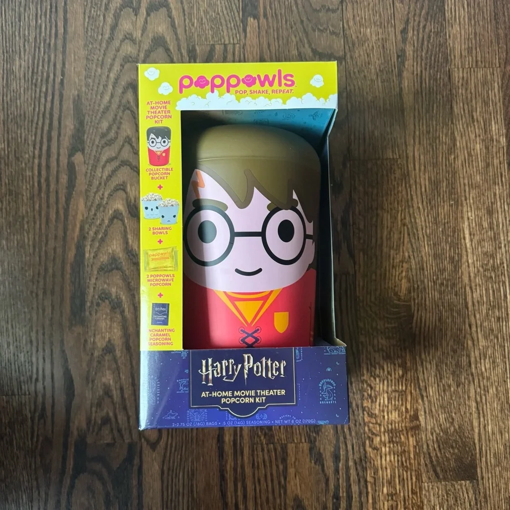New Harry Potter Quidditch Poppowls Movie Popcorn Kit